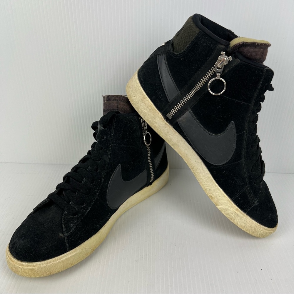 Nike Blazer Mid Rebel Black Sneakers Womens US 9 BQ4022-001 - Picture 4 of 6